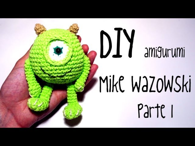 DIY Mike Wazowski Parte 1 amigurumi crochet.ganchillo (tutorial)