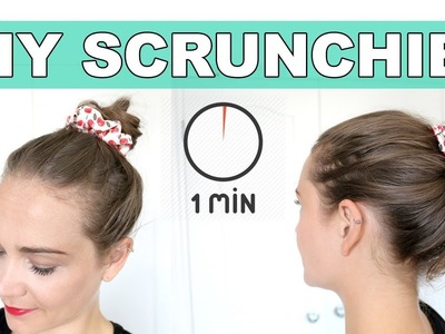 DIY SCRUNCHIES TUTORIAL | EASY AND QUICK