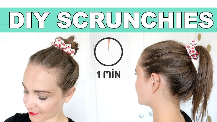 DIY SCRUNCHIES TUTORIAL | EASY AND QUICK