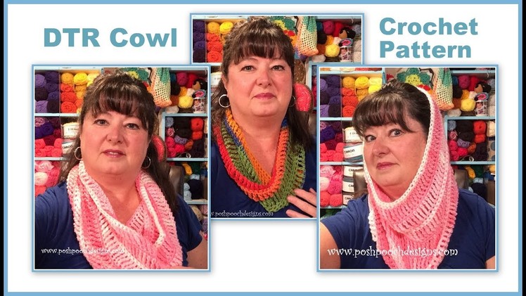 DTR Cowl Crochet Pattern