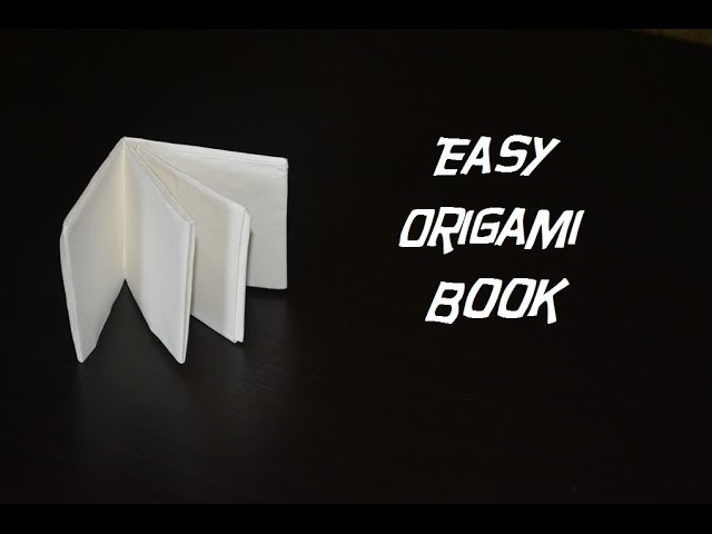 How to make an easy origami book (Christmas decorations)