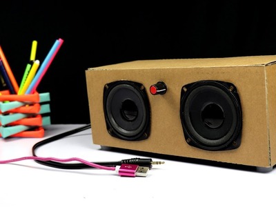 How to make Speakers at Home using cardboard