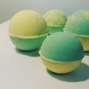 Lime \lemon handmade all natural ingredients bath bombs