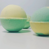 Lime \lemon handmade all natural ingredients bath bombs