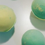 Lime \lemon handmade all natural ingredients bath bombs