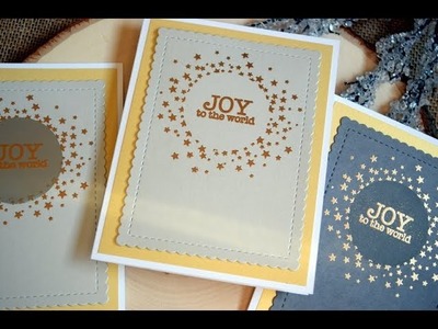 Metallic Christmas Card 3 Ways featuring Create a Smile Stamps