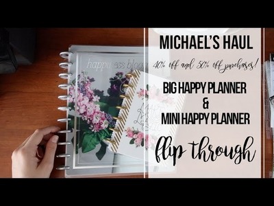 Michael's Sale Haul | Happy Planner FLIP THROUGH