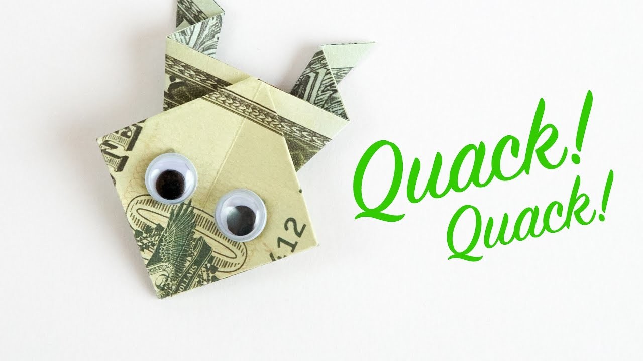 Origami Frog with Dollar Bill: A Unique Papercraft – easy origami tutorial