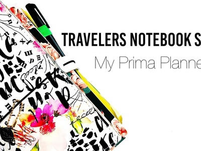 My Prima Planner - Travelers Notebook Set Up | Planning With Kristen