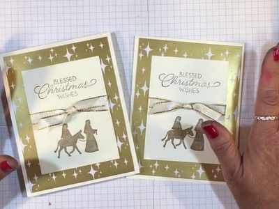 Stampin’ Up! Christmas 2018- Night in Bethlehem Card