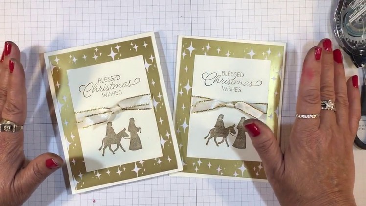 Stampin’ Up! Christmas 2018- Night in Bethlehem Card