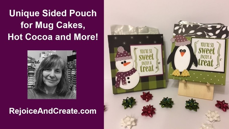 Unique Sided Treat Pouch for Mug Cakes, Hot Cocoa and More!