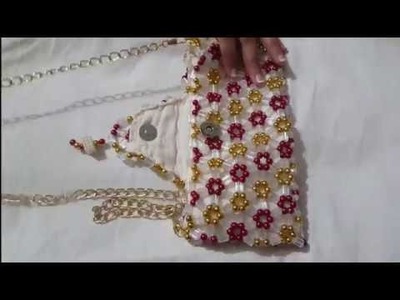 Beaded Purse| Homemade Purse Bags| Easy Craft| Homemade DIY Show
