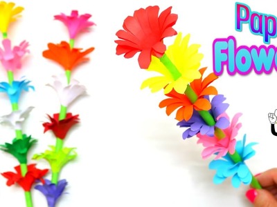 Beautiful & Easy Paper Flowers With Colored Paper  Craft Ideas With Paper  EMMA DIY #86