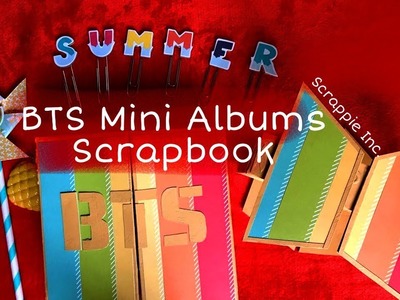 BTS Mini Albums (K-Pop Scrapbook) - Handmade DIY