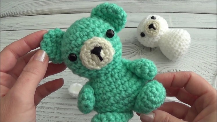Crochet Your Own Mini Bear Part 4 Ears and Tail