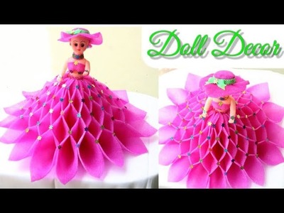 DIY Doll Decoration Idea.Make Decorative Doll.Best Use of Doll & Foam Sheets.Room Decor Idea