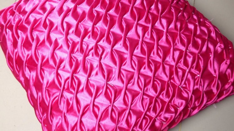 DIY Easy | Smocked Pillow Cover Design |