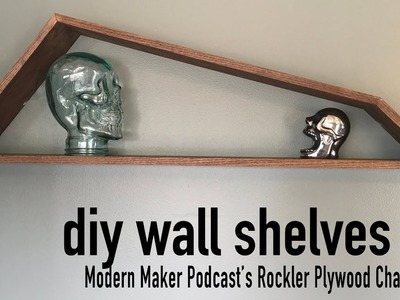 DIY Geometric Shadow Box.Wall Shelves — Rockler Plywood Challenge Entry