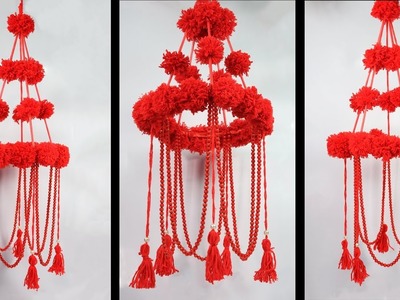 DIY Wind Chime: wall hanging using woolen | Easy DIY Craft | DIY Home Decor