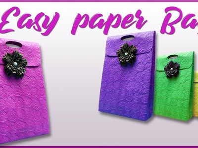 Easy Paper Bag| diy Paper craft| Bag| Paper Bag| How to Make Paper Bag| DIY Quick Crafts