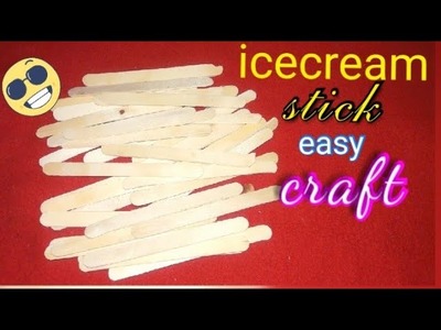 Easy wall hanging, DIY icecream stick craft. how to make simple wall hanging at home.