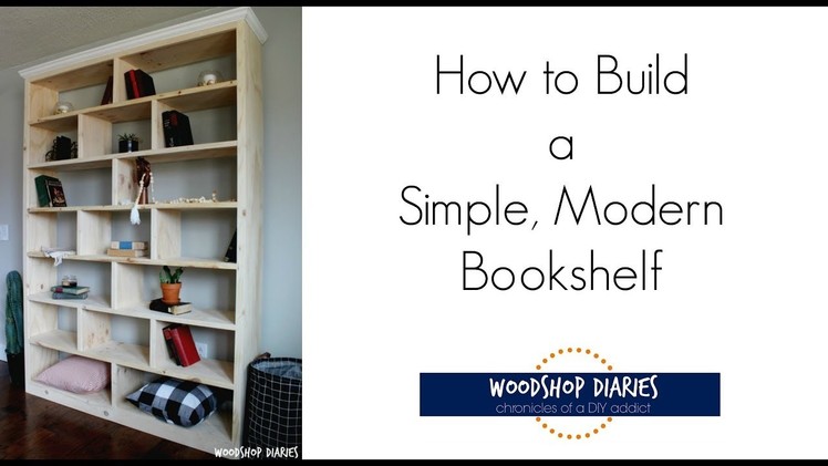 How to Build a Simple Modern Bookshelf
