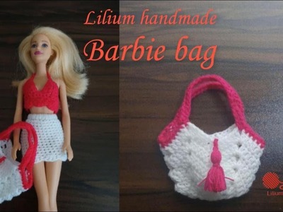 How to crochet Barbie Bag (Granny square Bag) left hand