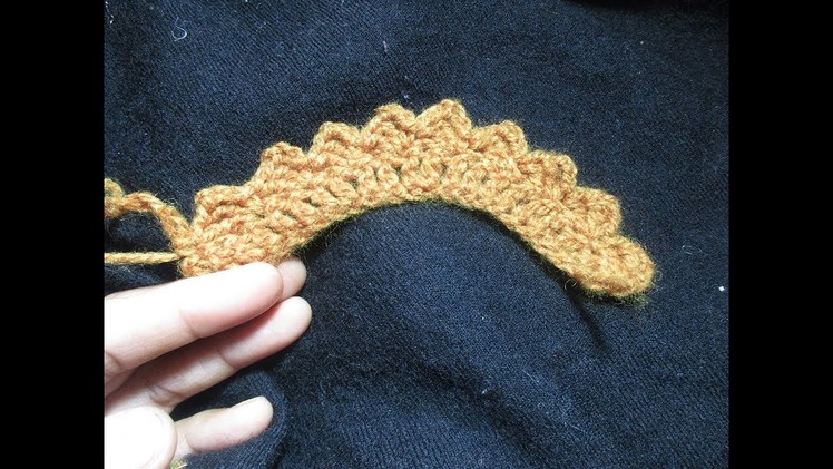 How to crochet edges.kigri for beginners[Hindi]