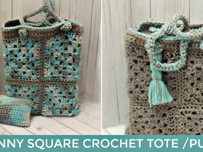 How to Crochet Purse or Tote Bag