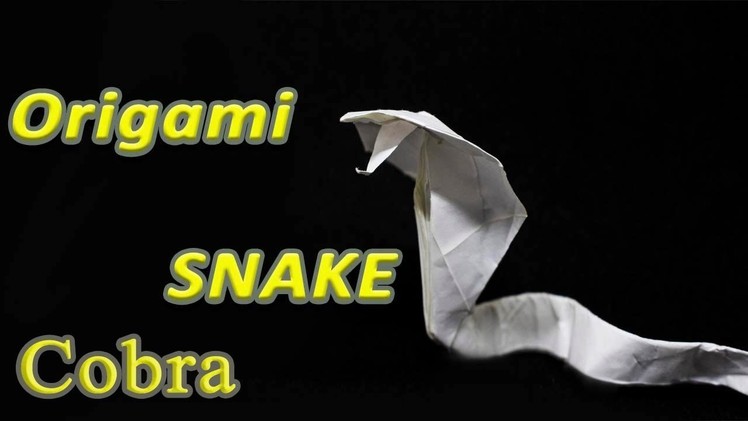 How to fold an origami Cobra Snake????????????
