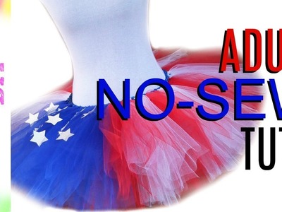 How to make a No-Sew 4th of July Tutu