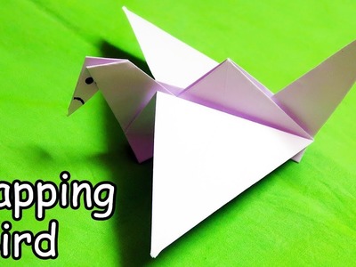 How to make an Origami Flapping Bird (easy)