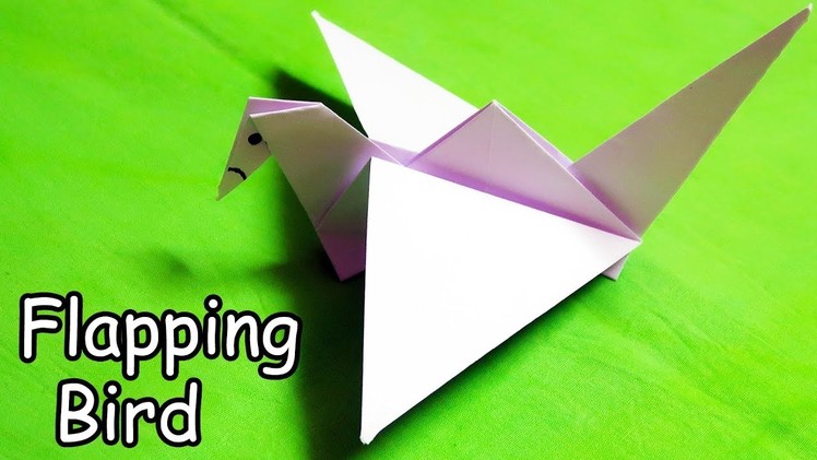 How to make an Origami Flapping Bird (easy)