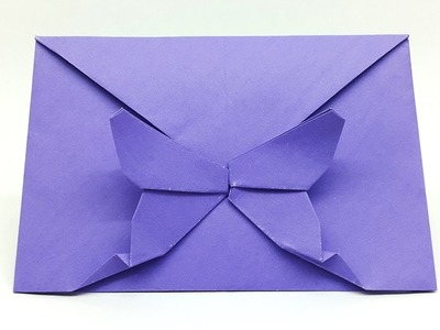 How to make Butterfly shaped Paper Envelope - Origami Envelope