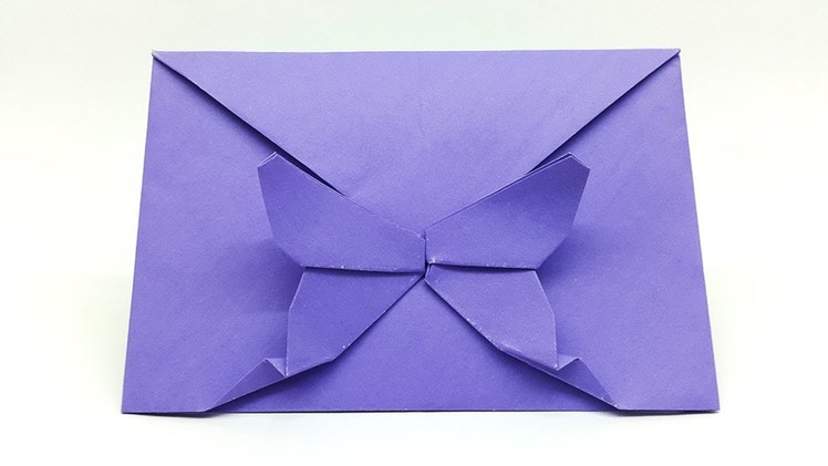How to make Butterfly shaped Paper Envelope - Origami Envelope