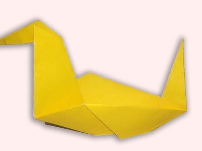 How To Make "PAPER DUCK" UNDER 2 MINUTES SIMPLE PAPER CRAFTS - Origami Arts