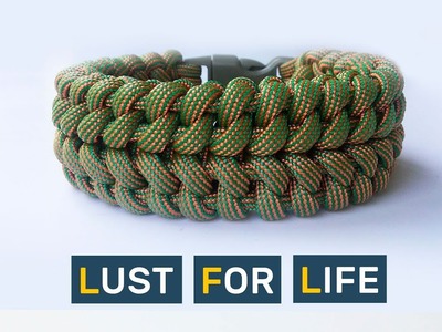 How to make Paracord Bracelet Lust for Life