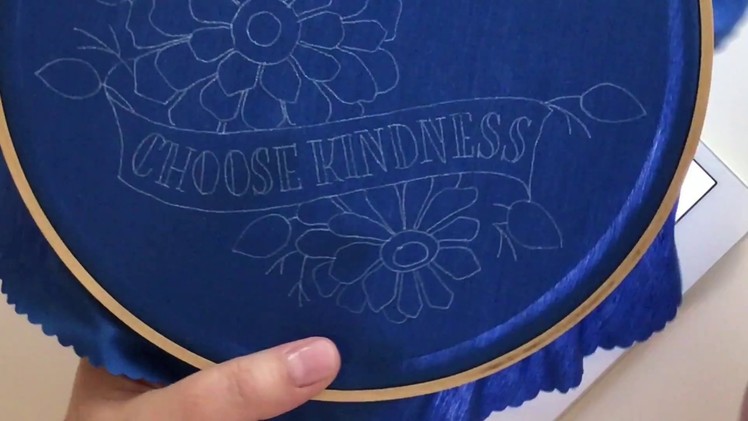 How To Transfer An Embroidery Pattern To Dark Fabric