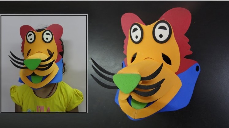 Kids Crafts Ideas | How to make Felt.Foam Lion Mask | Handmade DIY Kids toys