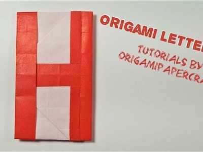 Origami Alphabet: Letter H (fumiaki Shingu)Tutorials By Origami PaperCraft