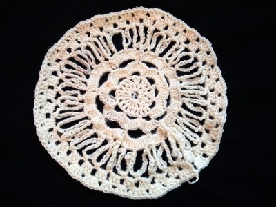 Beautiful Thalposh by crochet from wool
