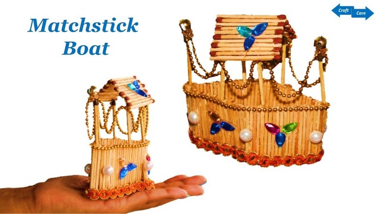 Best matchstick craft idea || How to make matchstick boat || Best reuse idea || DIY craft and art