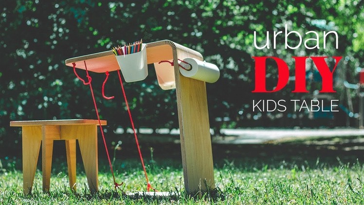 . DIY HACK.  How to Bend Plywood? Easy to Build FURNITURE for KIDS.
