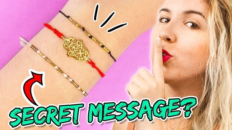 DIY Morse Code Bracelet Tutorial & Gift Idea! HIDE MESSAGE IN YOUR BRACELET?! ????