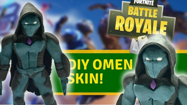 DIY Omen skin from "Fortnite"! - Clay tutorial