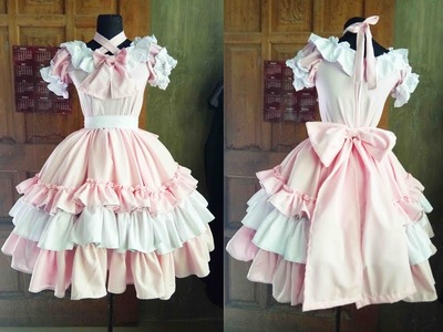 ♣  DIY Sweet LOLITA Ep 10 ♣ Lolita Dress Tutorial