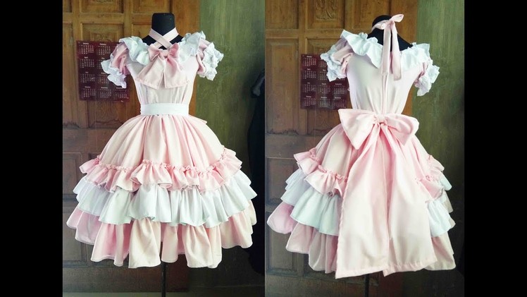 ♣  DIY Sweet LOLITA Ep 10 ♣ Lolita Dress Tutorial