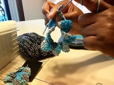 DOY- Crochet earrings Tutorial.Spiral connect.easy