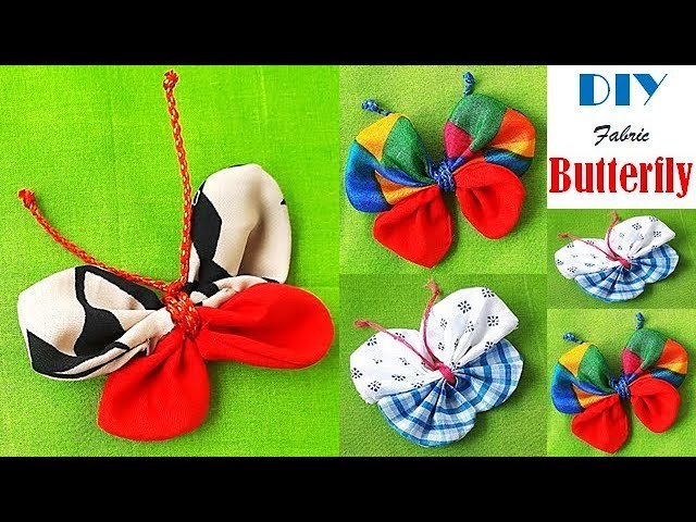 Fabric Butterfly How To Make DIY Tutorial